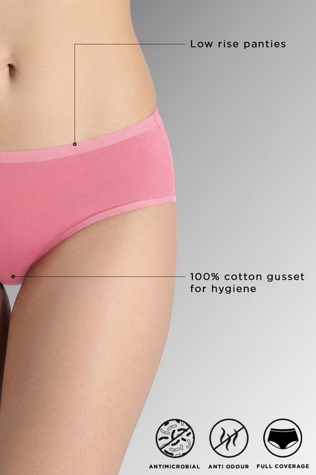 Zivame Regular Rise Full Coverage Hipster Panty (Pack of 3) - Multicolor — image 14